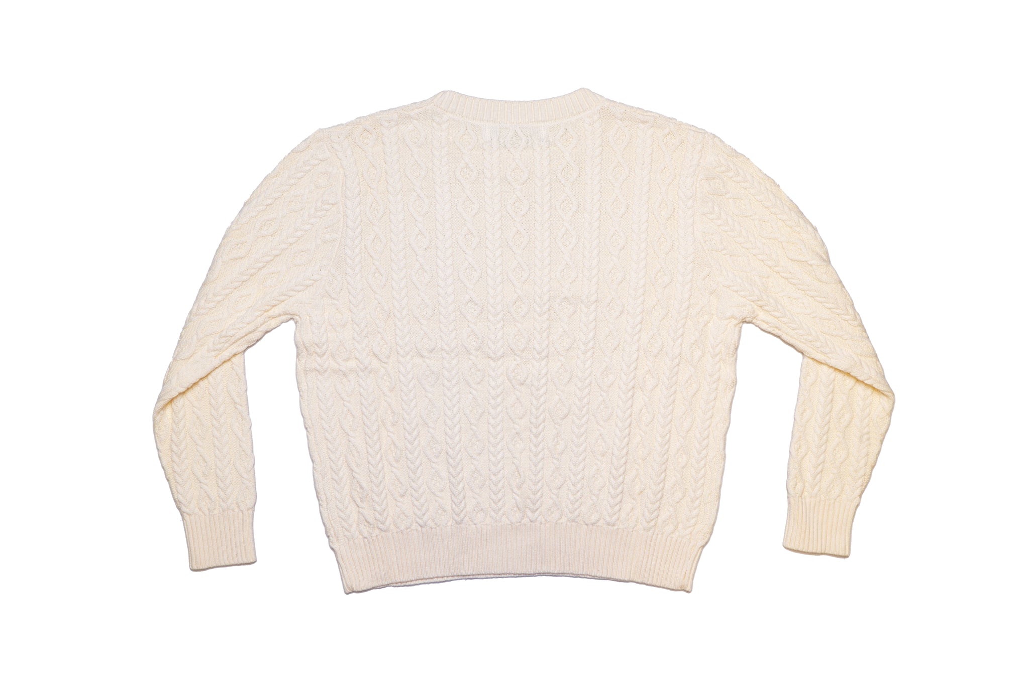 .ENLIGHTENMENT CABLE KNIT SWEATER